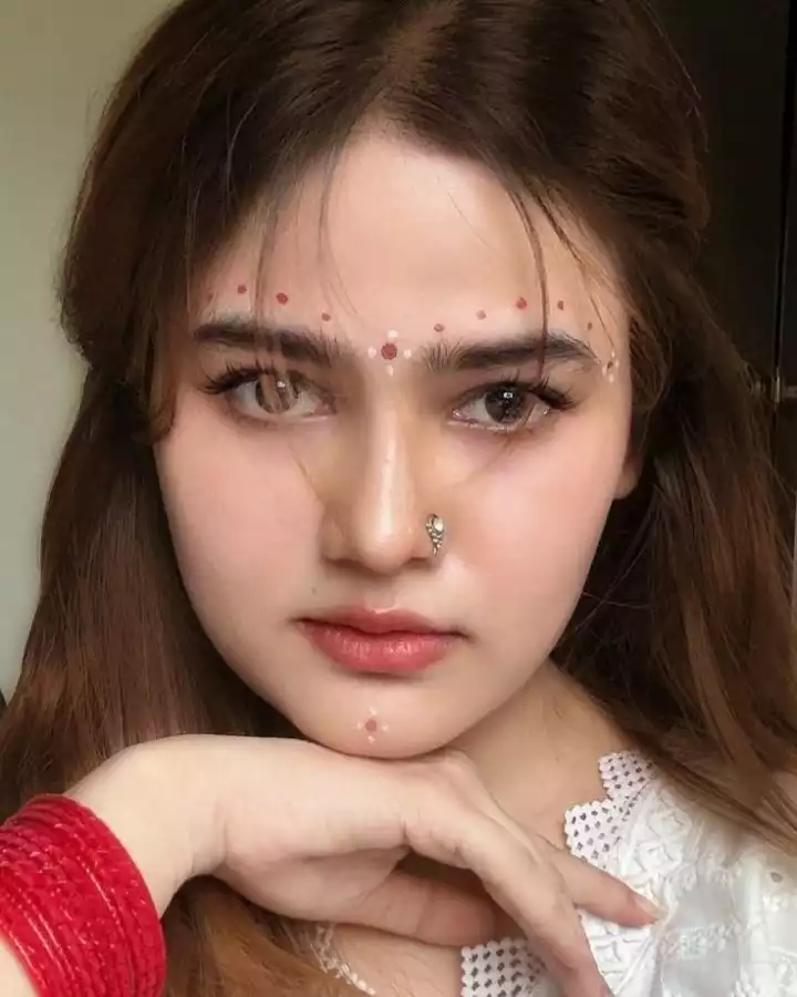 Radha Bindi Design for Festival