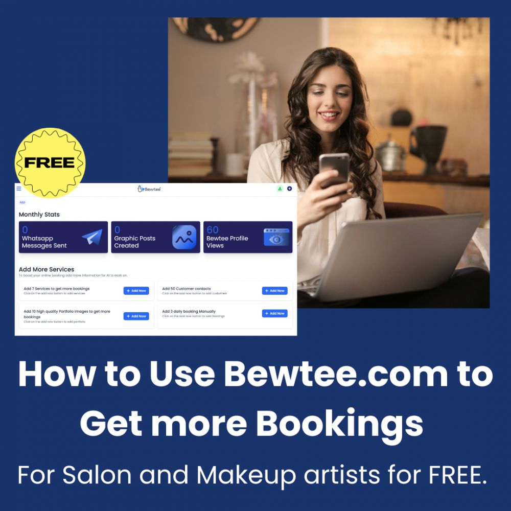 In this online recorded course, you will learn how to grow your salon and makeup artist business with Bewtee.com for Free. You can get 5000 Rs per month extra income with Bewtee. 