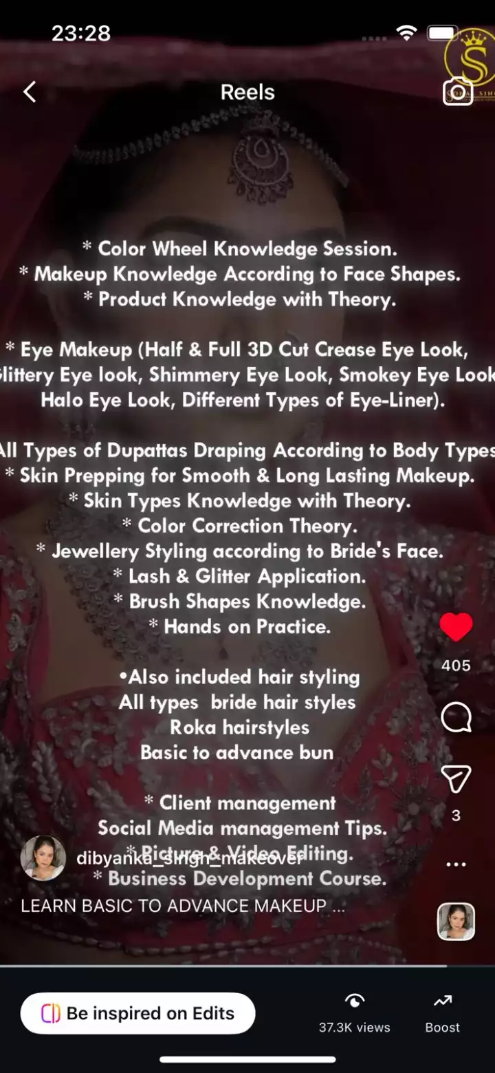 International makeup artist