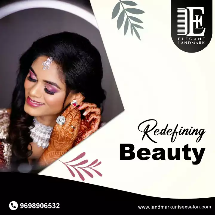 Elegant landmark unisex salon
