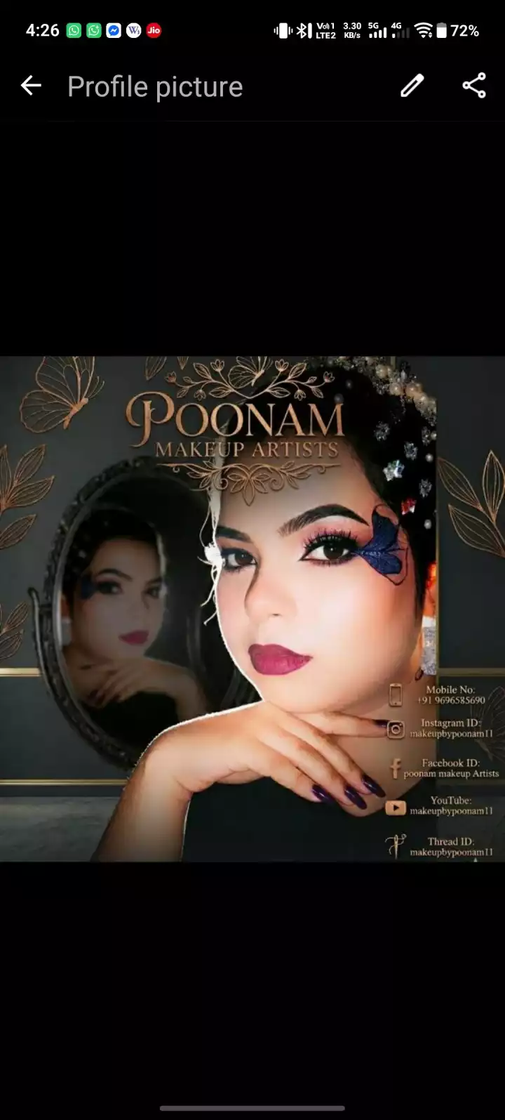 Poonam Makeup 💄 Artist