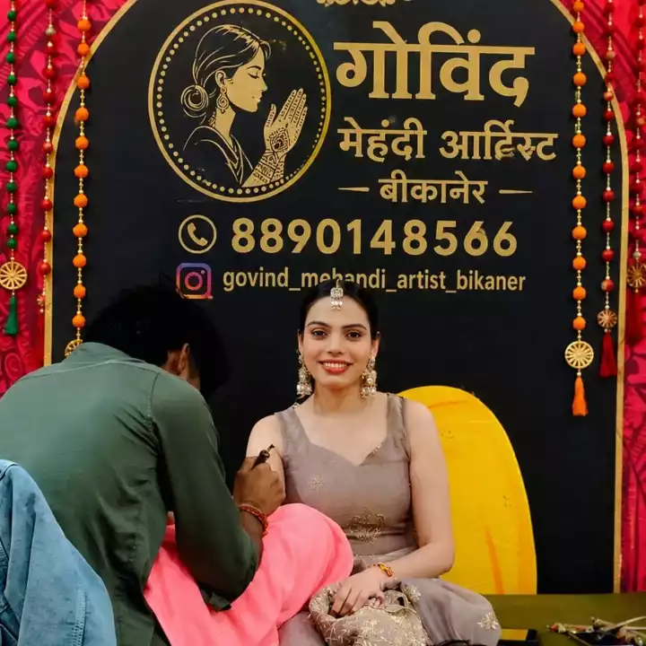 Govind Mehandi Artist Bikaner
