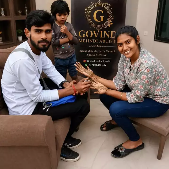 Govind Mehandi Artist Bikaner