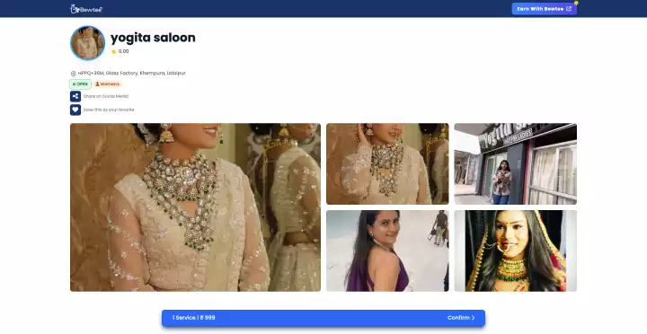 Book Yogita salon online