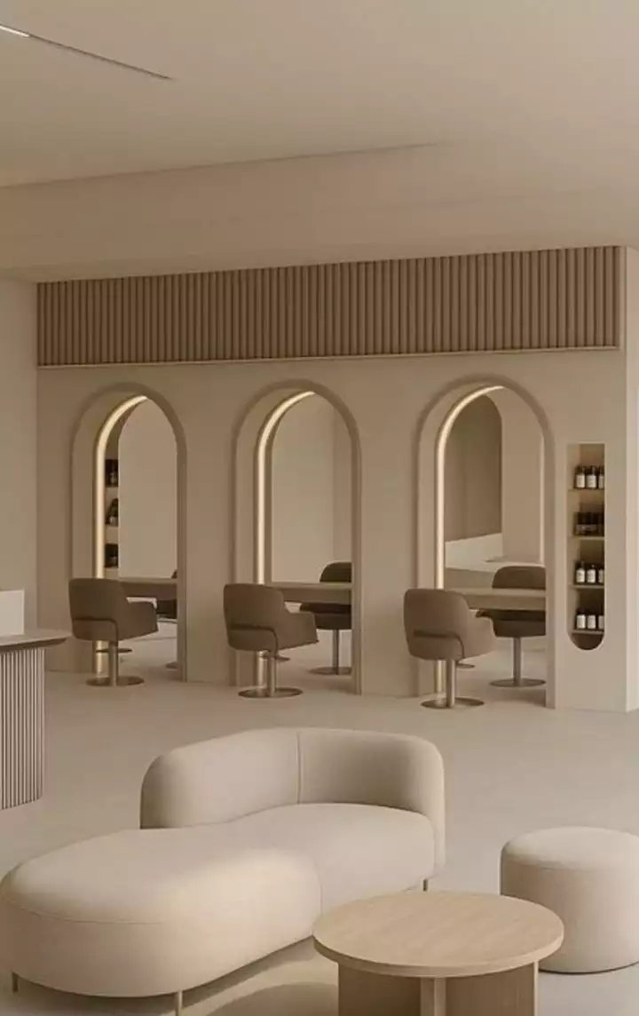 Arch Station Salon with Waiting Lounge
