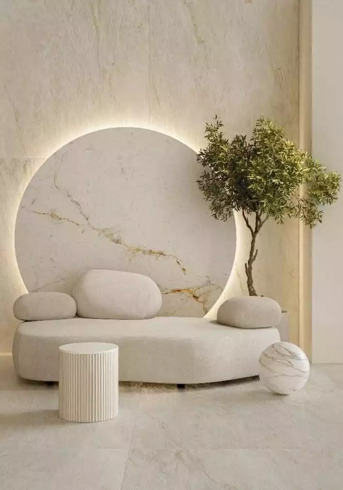 Marble Moon Circle Sofa