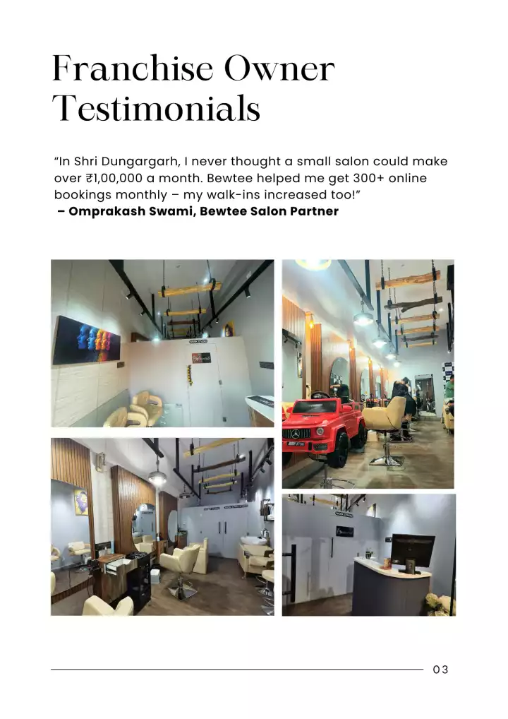 Bewtee salon franchise