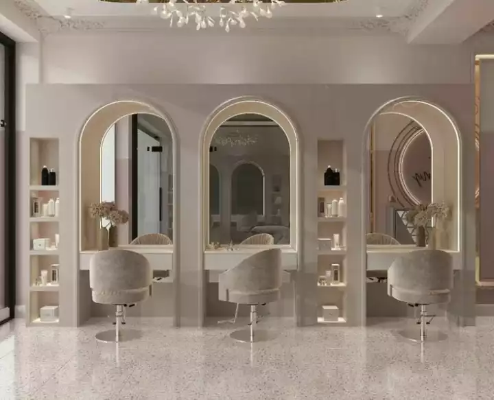 asthetic salon setup