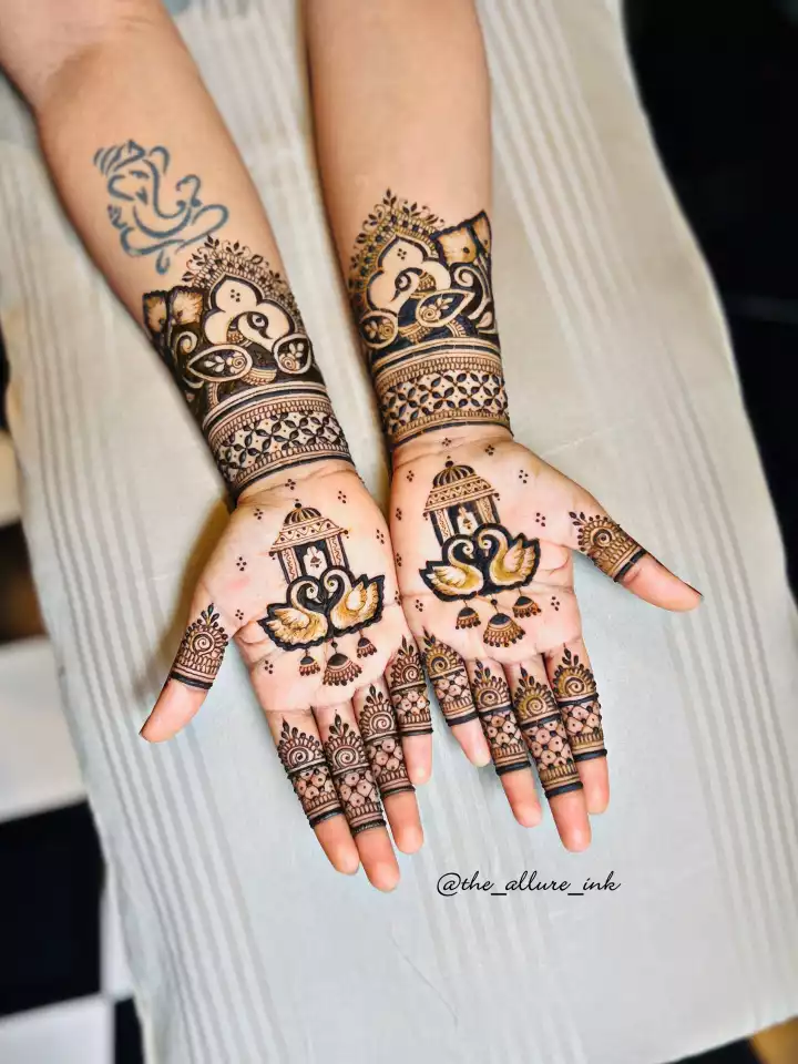 Hans mehndi Design idea simple