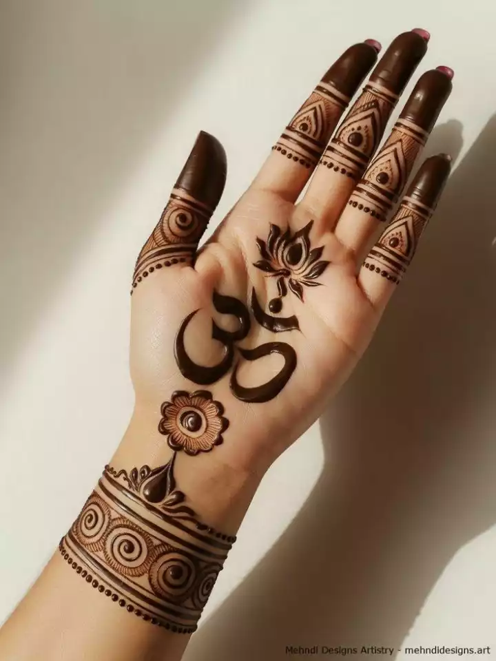 Om mehndi Design ideas to Try
