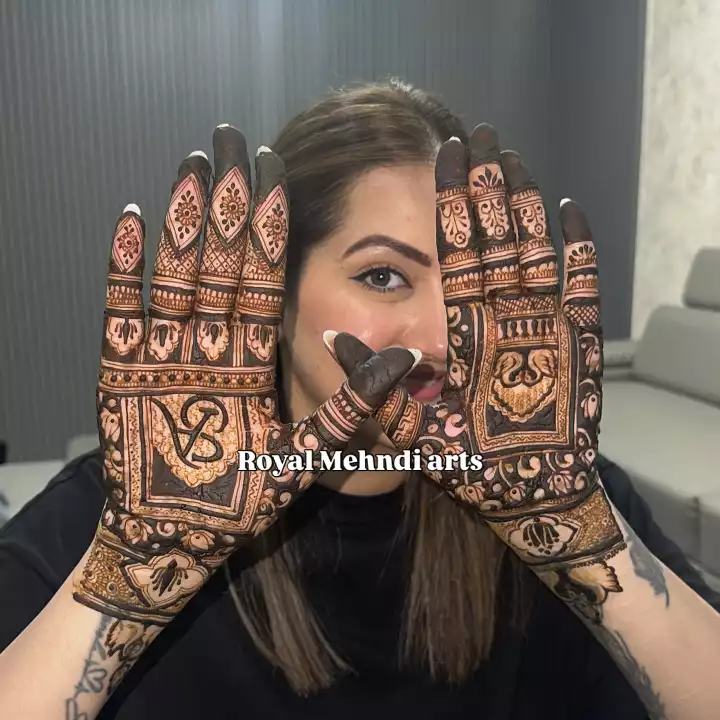 Wedding mehndi for bride