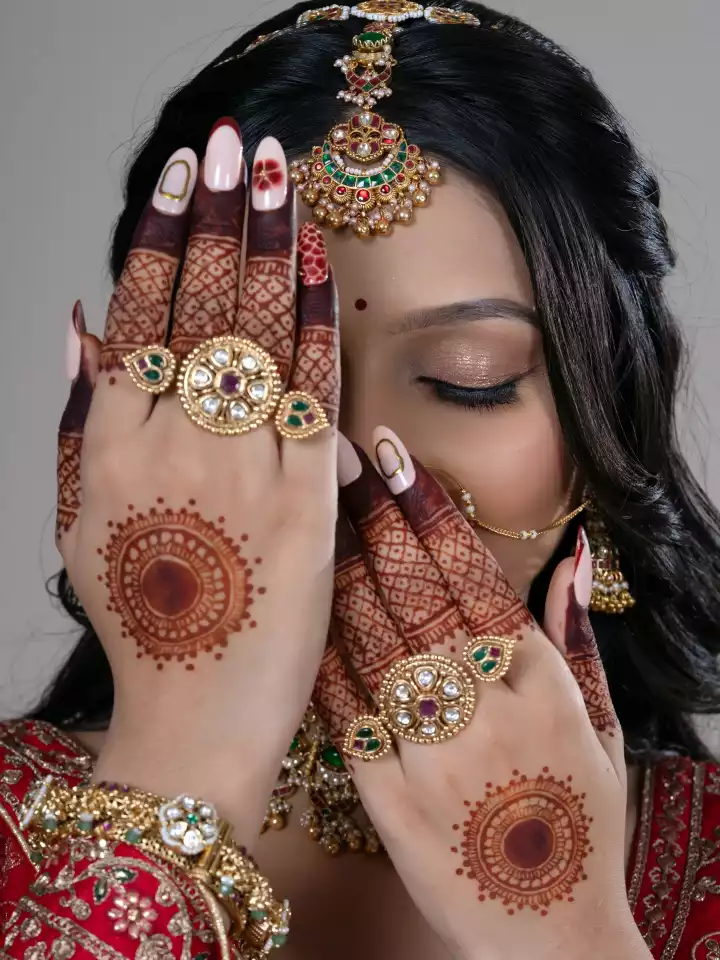 Simple Bridal mehndi Do it yourself