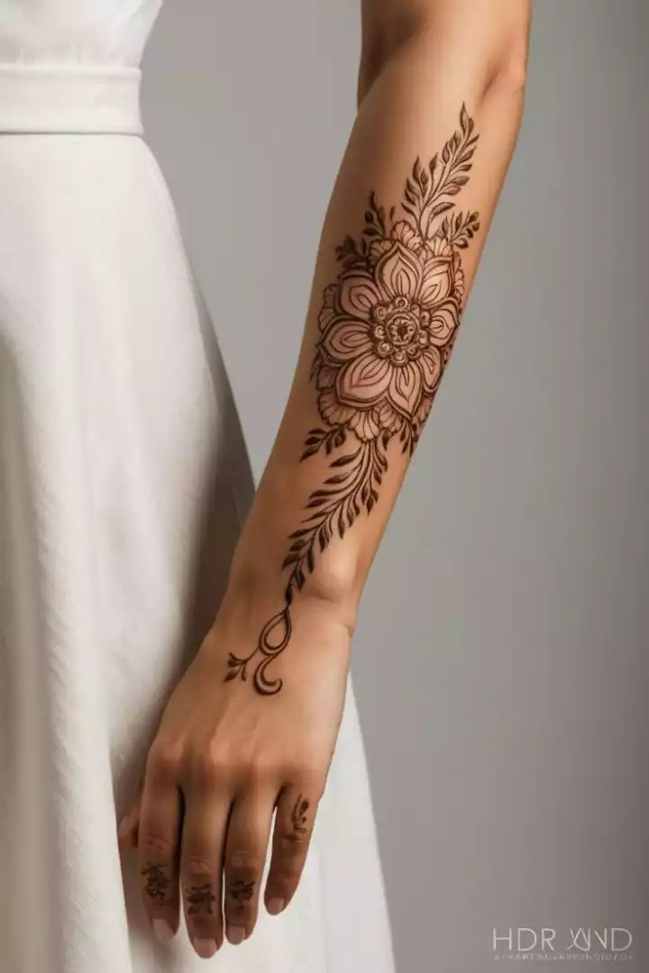20+ Mehndi Design for Sleeve To look look and aesthetic for any function