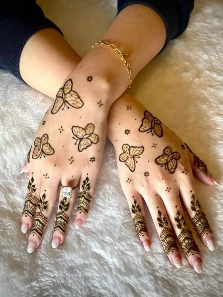 100+ Wings Mehndi Design | Henna Design with Wings Idea book