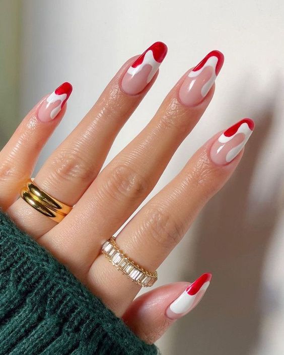 1 - Why You Should Try nail art red and white Design