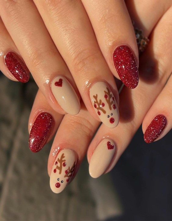 1 - Best Nail Art design for Xmas 2024