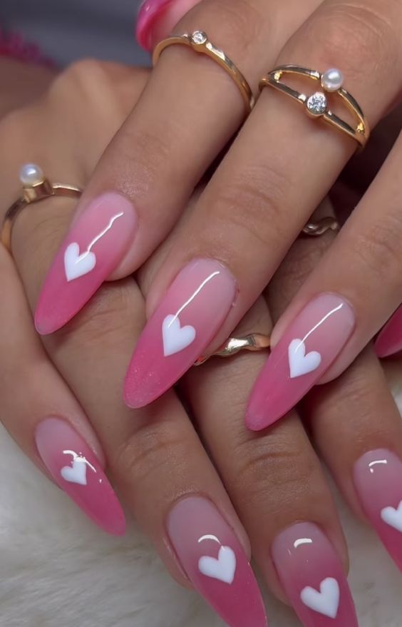 1 - Best Nail Art in Heart Shape this summer