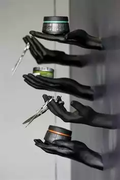 Creative salon hanger idea