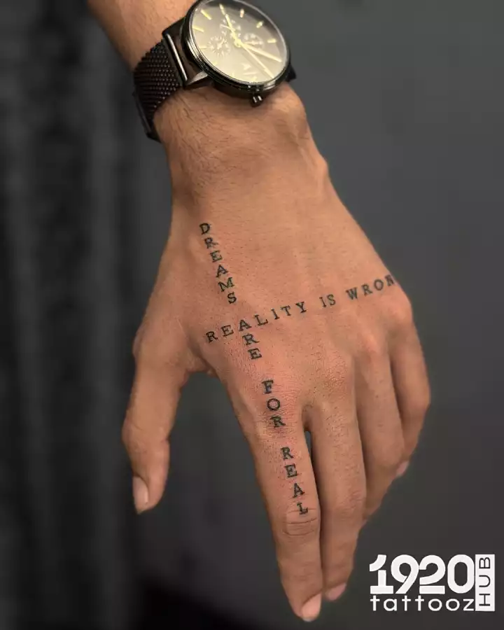Dream tattoo design ideas
